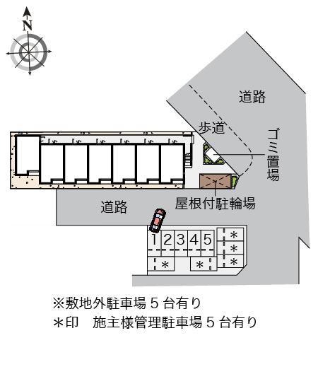 ＮＡＧＯＭＩ(55420) 敷地外駐車場の駐車配置図