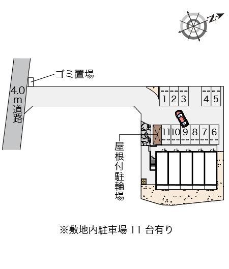 上如水Ⅱ(54894)の駐車配置図