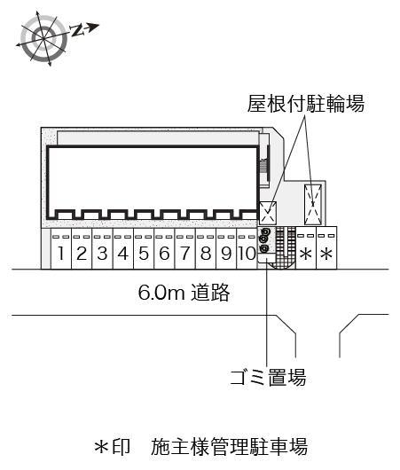 瑠璃(54722)の駐車配置図