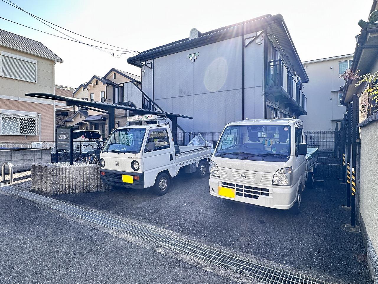 プチメゾンＡＳＵＫＡモータープールの外観・駐車場イメージ1枚目