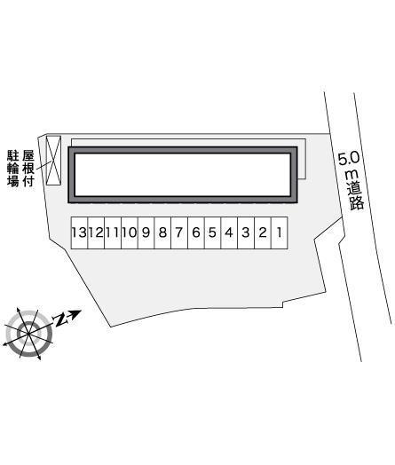 ウエノ(25443)の駐車配置図