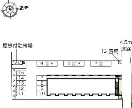 蓮台寺公園西(43116)の駐車配置図