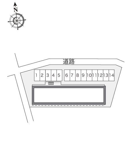 ＨＯＰＥ　Ⅱ(28426)の駐車配置図