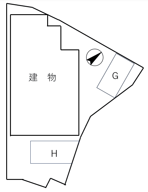 エヌエムサンカンテキャトフE棟の駐車配置図