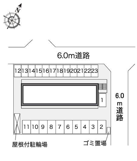 ＭＡＮＡＴＯ(40504)の駐車配置図