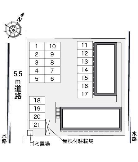 グランドハピネス(39729)の駐車配置図