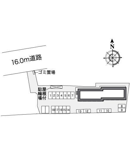 八女(27071)の駐車配置図