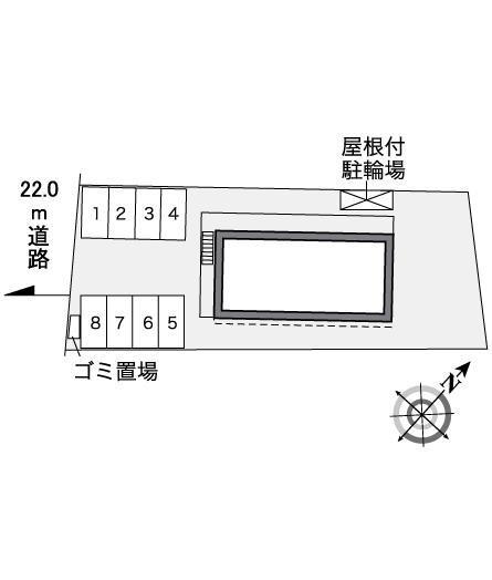 ボヌール桜(30179)の駐車配置図