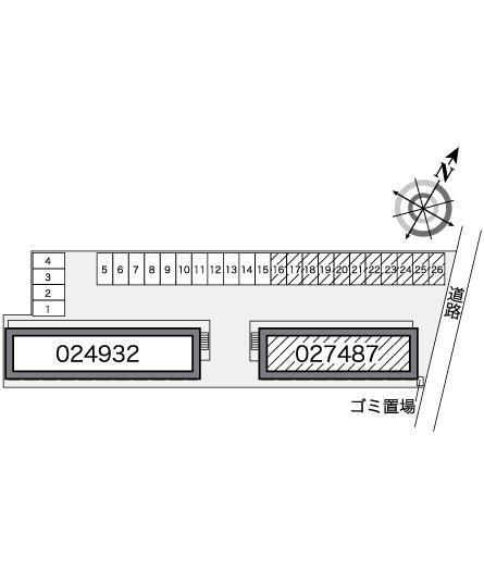 ＭＯＯＮＬＩＧＨＴ(27487)の駐車配置図