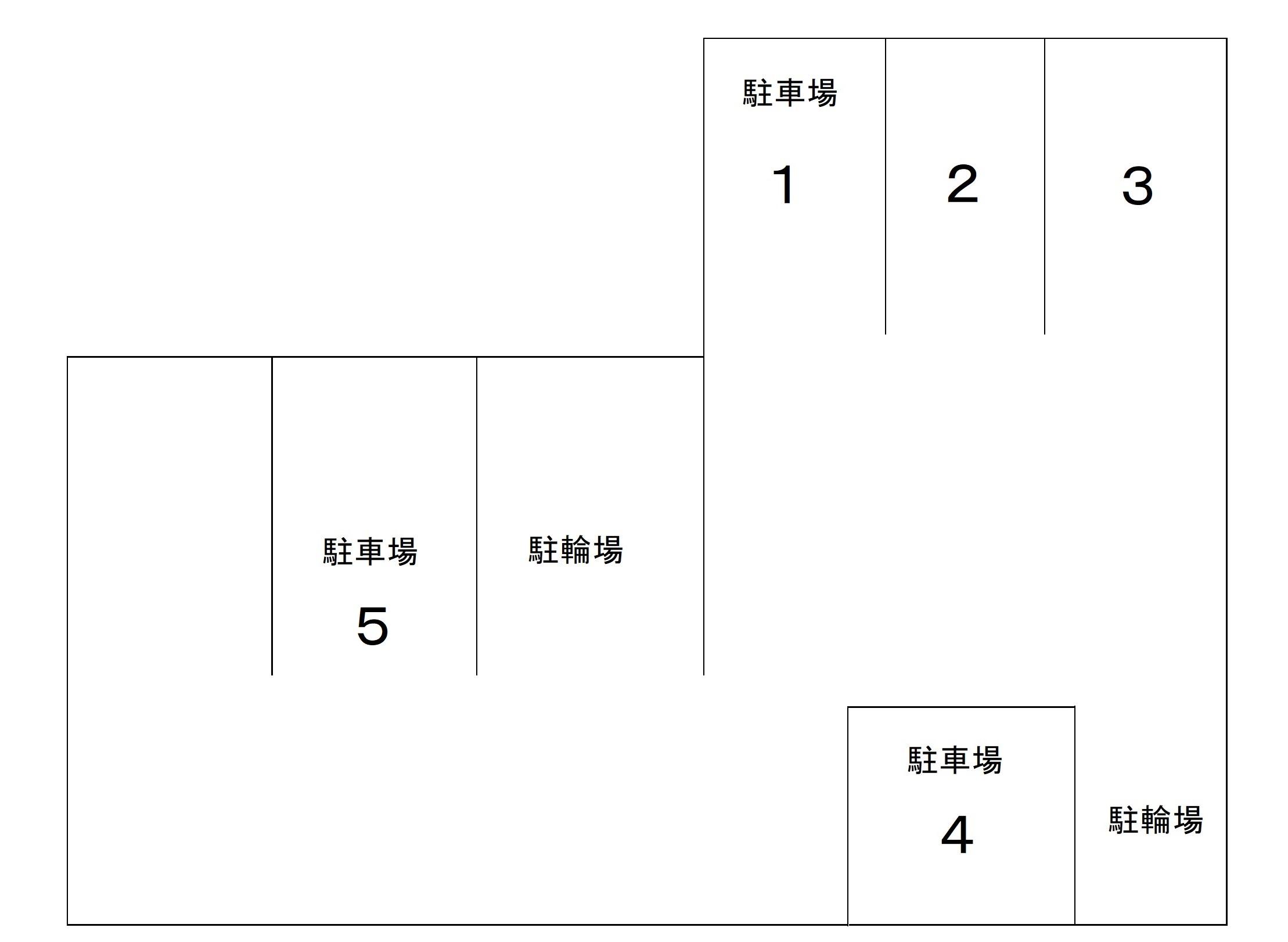 ハイツコスモ21の駐車配置図