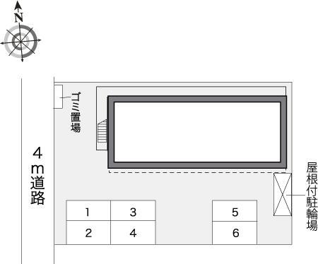 サンブリッジⅥ(15841)の駐車配置図