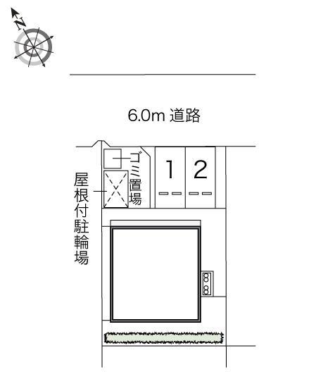 グリーンハイツ山田(46615)の駐車配置図