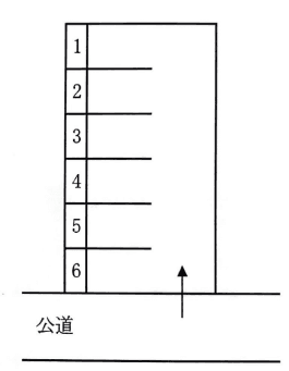 高松駐車場の駐車配置図