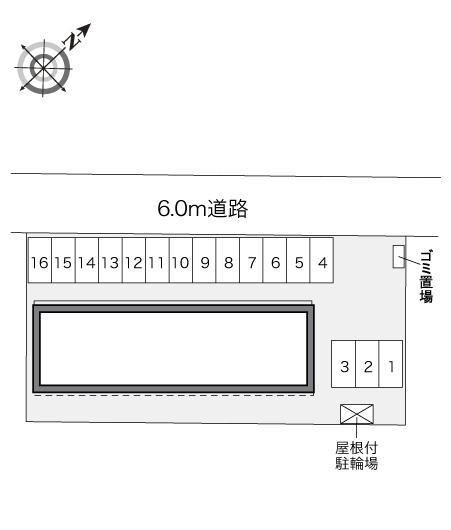 リラ　クレール(32628)の駐車配置図
