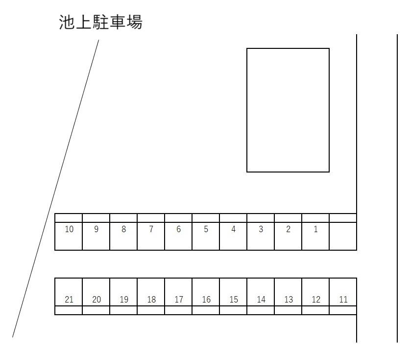 池上駐車場の駐車配置図