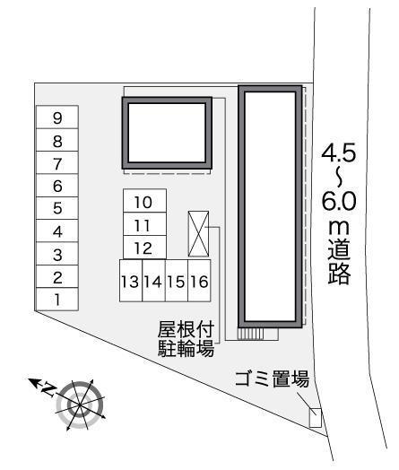 メイプル(26271)の駐車配置図