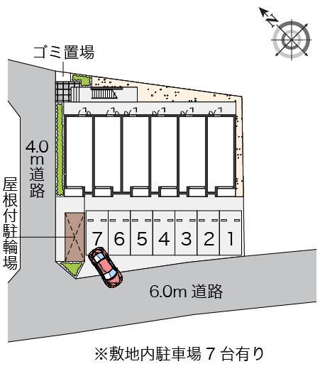 ミランダクレア(55708)の駐車配置図
