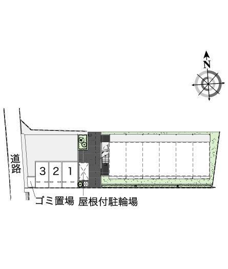 Ｋ(43196)の駐車配置図