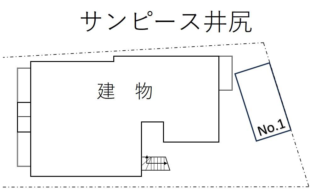 サンピース井尻の駐車配置図