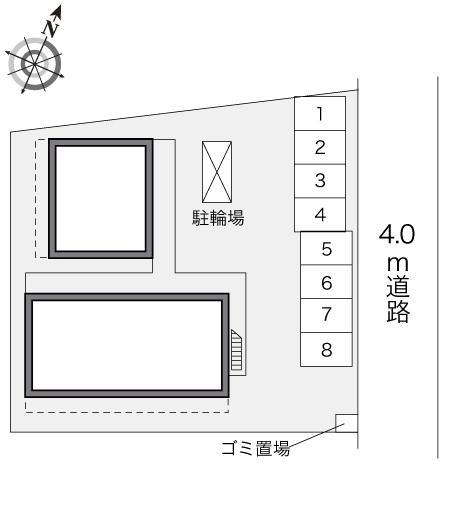 カンピオーネ(23201)の駐車配置図