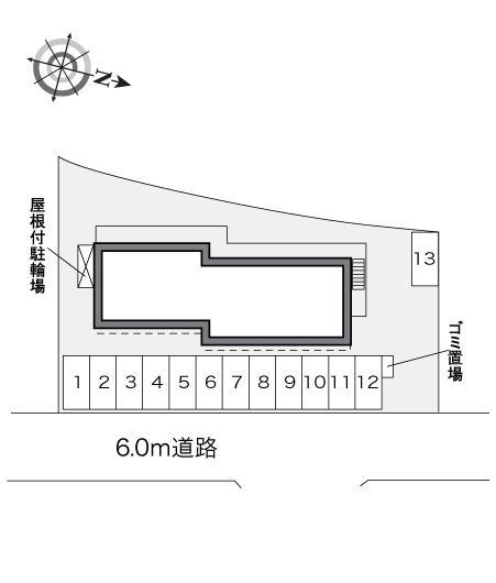 アーキ　α(31474)の駐車配置図