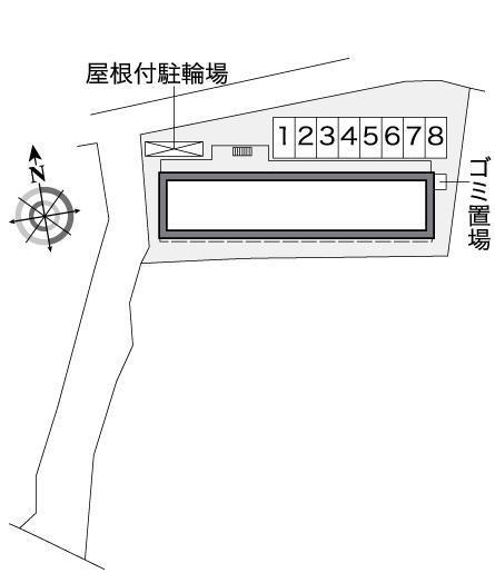 ＳＵＮＲＩＳＥ　５７(38080)の駐車配置図