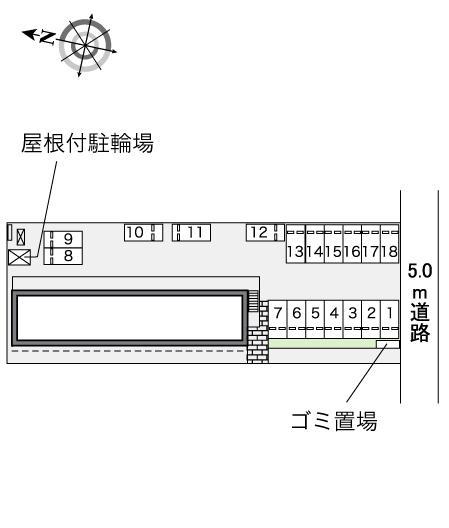 ＡＩ富の原(35600)の駐車配置図