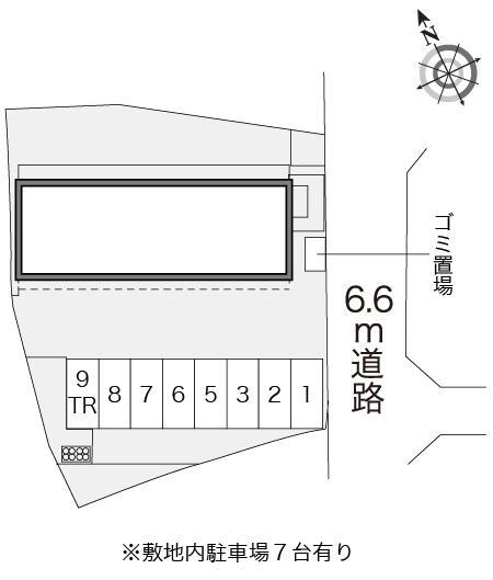 天神(10561)の駐車配置図