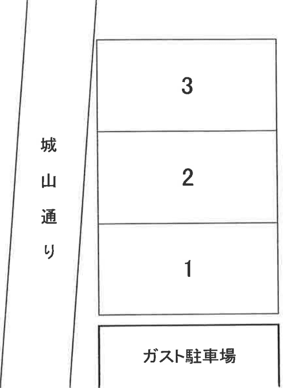 レジデンス高根敷地外Ｐの駐車配置図