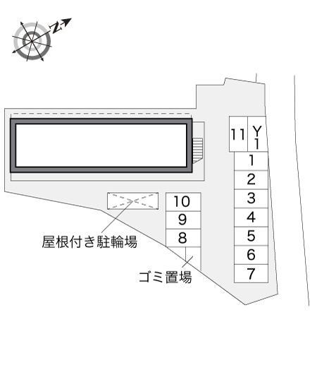 しまたⅢ(18232)の駐車配置図