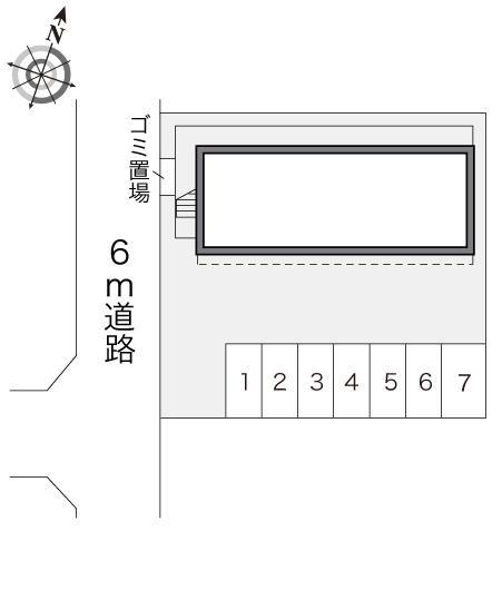 パークサイド(15563)の駐車配置図