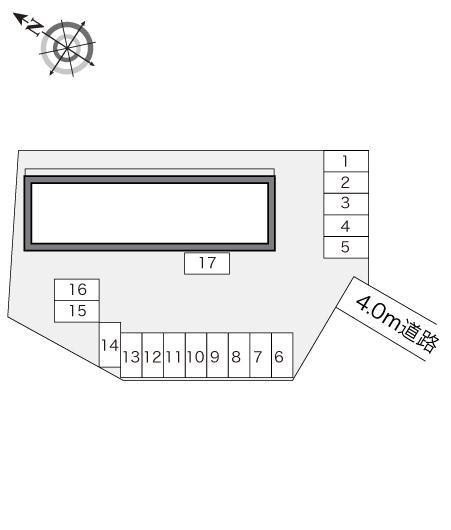 ヴィブアン７２(22779)の駐車配置図