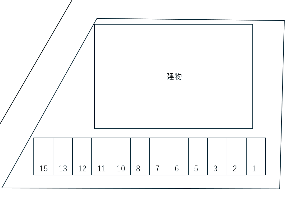 グランシャリオ別駐車場の駐車配置図