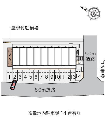 クレイノルミエール　苅田(58726)の駐車配置図