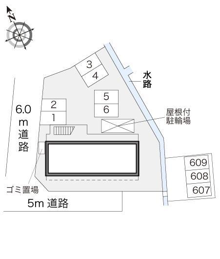 嘉悦(15739)　敷地外駐車場の駐車配置図