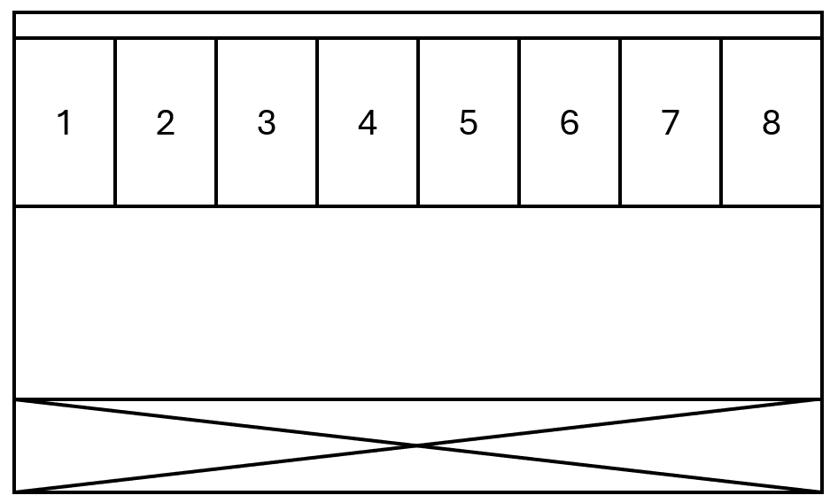ガーデンパーキングの駐車配置図
