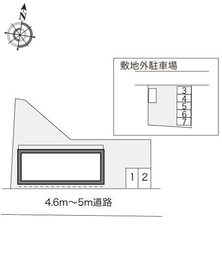 中野町(10445)の駐車配置図
