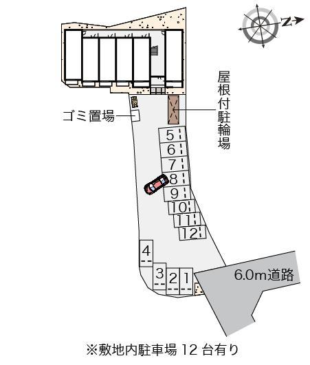 ミランダメルベーユ(57159)の駐車配置図