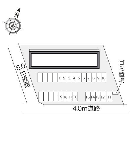にれの木(20702)の駐車配置図