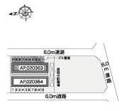 コンフォート山手Ａ(20363)の駐車配置図