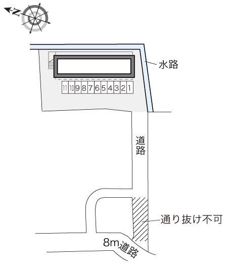 四軒丁(10030)の駐車配置図