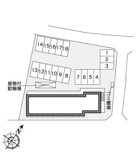 プロシード３(39278)の駐車配置図