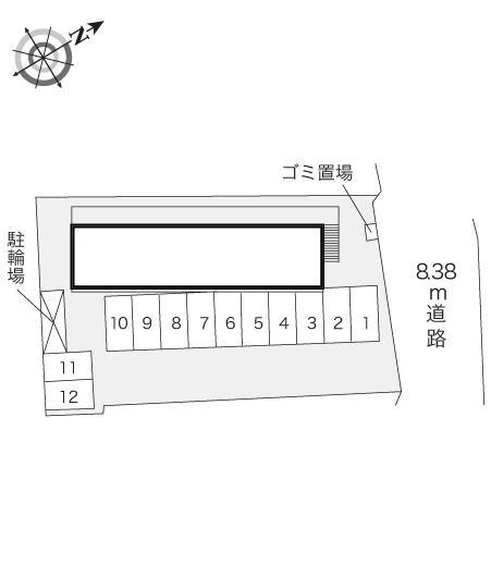 睦(18179)の駐車配置図