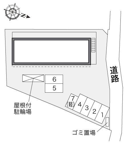 コートサイド(34632)の駐車配置図