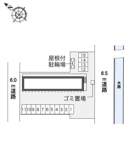 コーポ　バードヒル(33416)の駐車配置図