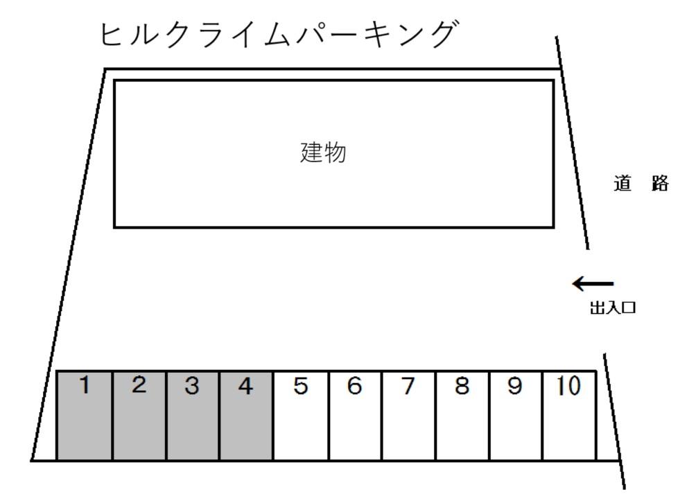 ヒルクライムパーキングの駐車配置図