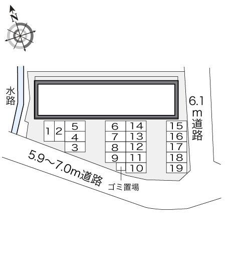 ホーリーあすなろ(22197)の駐車配置図