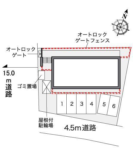 ジェム　マキノ(39707)の駐車配置図