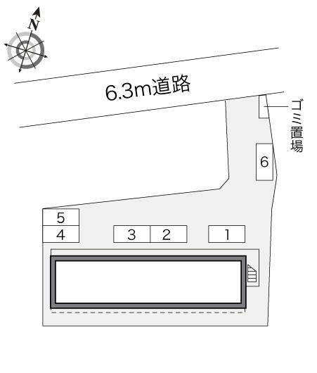 ポスト　サイド(22240)の駐車配置図