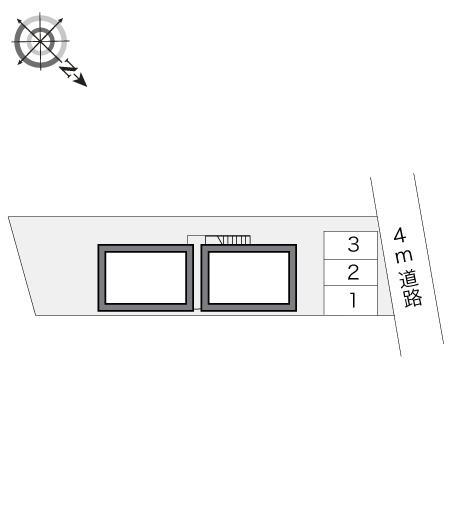 パティオ(10945)の駐車配置図